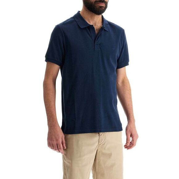 Vilebrequin Men's Organic Cotton Pique Polo Embroidered Logo Size XXL Blue - Picture 3 of 13